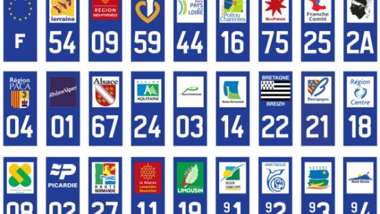 Automobile : création de chartes graphiques pour les plaques d’immatriculation !